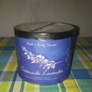 BATH & BODY WORKS Oceanside Lavender 3-Wick NWT
